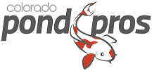 Logo for colorado pond experts waterfall installation maintenance and landscaping
